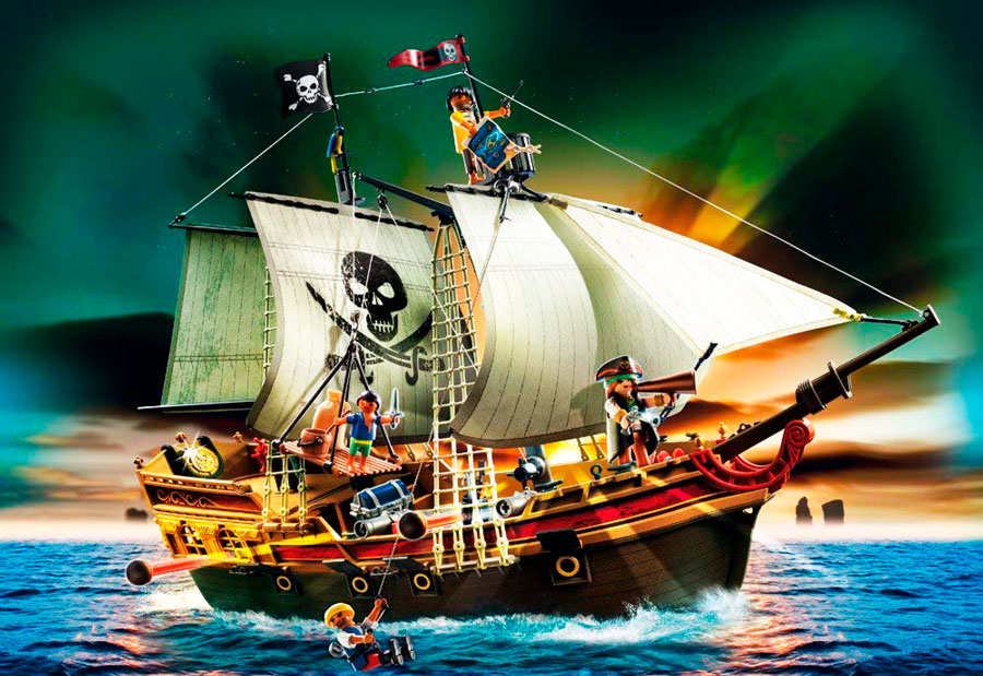 barco pirata de ataque playmobil 5135