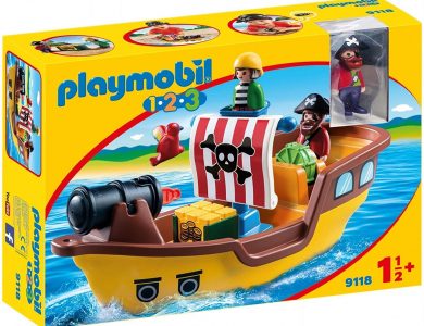 barco pirata playmobil 1-2-3 9118