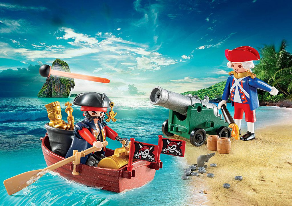 maletin pirata y soldado playmobil 9102