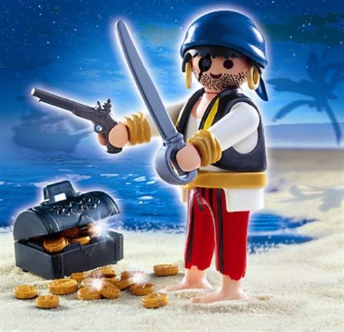 pirata tuerto con tesoro Playmobil